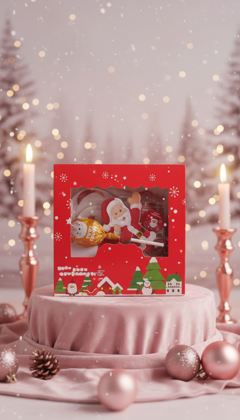 Photo coffret rouge Père Noël version 2