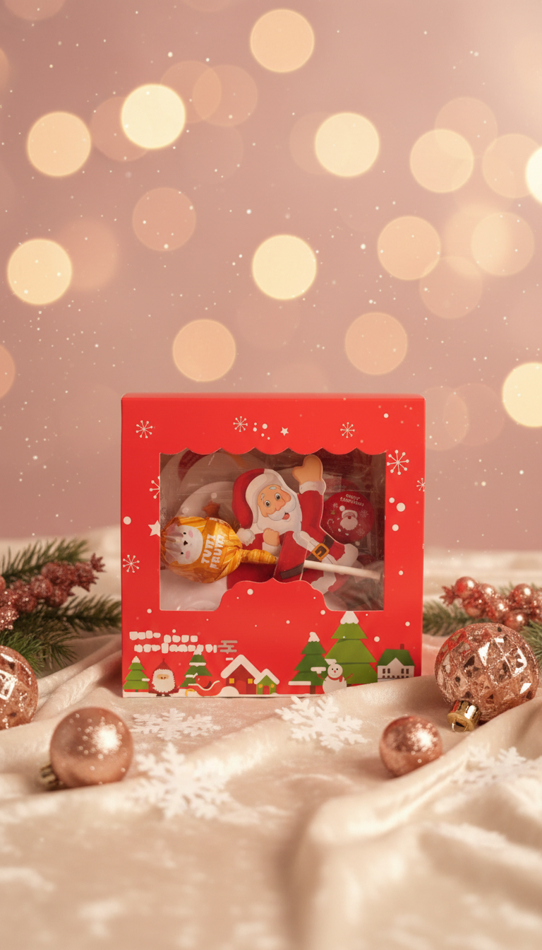 Photo coffret rouge Père Noël